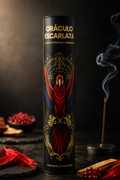 Oráculo Escarlata | Incienso artesanal con pergamino y pluma